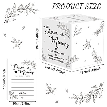 Pajean 50 Share a Memory Cards and Box, White, Classic - color: White, style: Classic