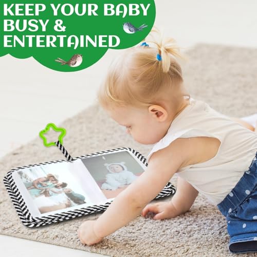 's My First Family Album Soft Photo Cloth Book Woodland Animal My First Book of Photos Memory Album Gift Holds 4x6 Pictures for Babies Newborn & Shower - style: Woodland Animal