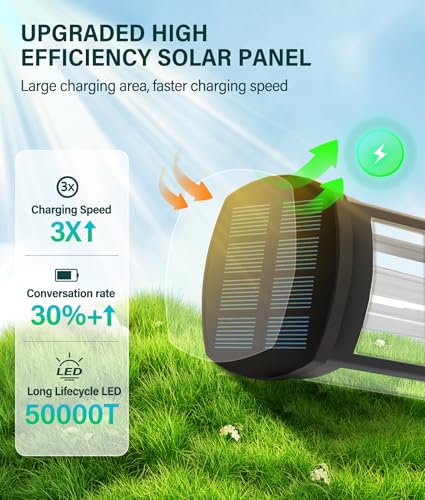 COXSENI Solar Pathway Lights Outdoor Waterproof Warm White, 8 Pack - color: Warm White, size: 8Pack