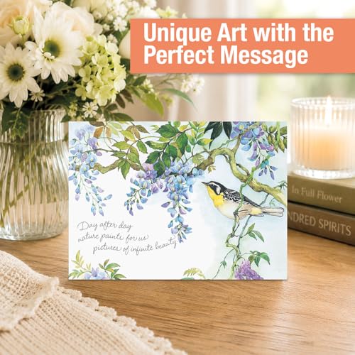 Current Nature's Serenade Thinking of You Cards Religious with Envelopes - Assortment of 20 Greeting Cards, 10 Designs, Large 5" x 7" Christian Thinking of You Cards - style: Nature's Serenade Religious2