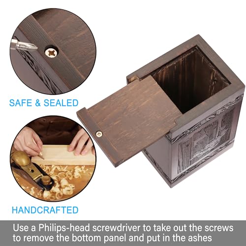 DGDCDV Cremation Small Keepsake Urn for Ashes Set of 3 Mini Urn 20 Cu in - size: Small Set 3