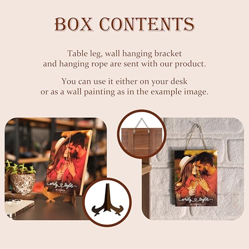 Personalized Wooden Photo Print from Your Picture - color: Modern Photo
