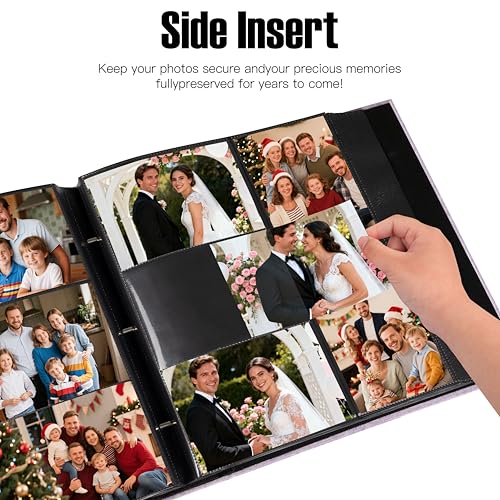Extra Large Capacity 4x6 Photo Album, Holds 1000 Photos, Purple - color: Purple