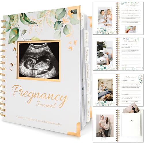 Pregnancy Journal for First Time Moms Gifts - 90 Pages Hardcover (Alpine) - color: Alpine