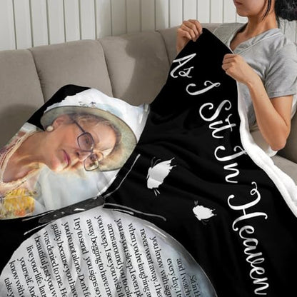 Custom Memorial Blanket with Picture Personalized Sympathy Remembrance Condolences Bereavement Gifts Sympathy Gifts for Loss of Loved One Mother Dad Grandma Grandpa Sister Daughter Friend - color: Design18