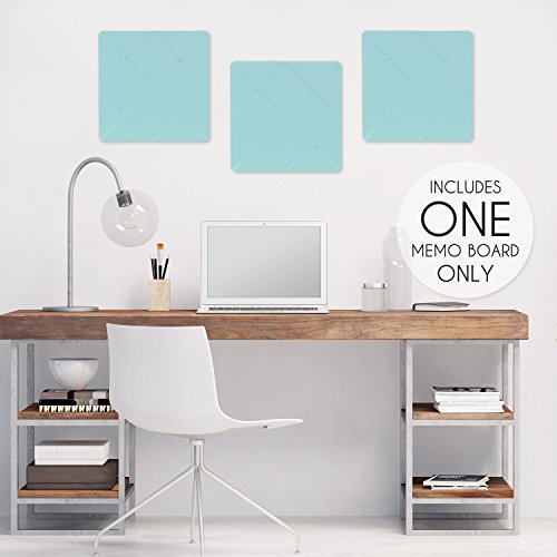 Turquoise Blue Fabric Memory/Memo Photo Bulletin Board by Sweet Jojo Designs - color: Turquoise