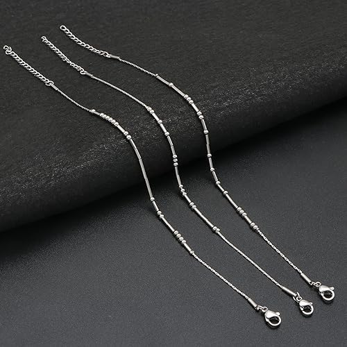 JoycuFF Inspirational Morse Code Bracelets for Women Silver Beads Jewelry Encouragement Mantra Gifts for Her - style: Silver-Christian -Matthew 11:28