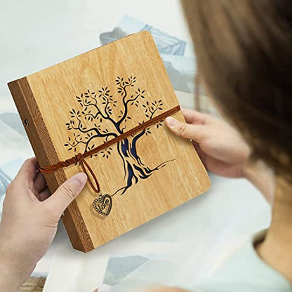 SEEHAN 4x6 Photo Album 200 Photos Small Photo Album 4x6 Picture Family Photos Book, Mothers' Day Gift for Mom from Daughter Son Grandma Gifts - color: Yellow