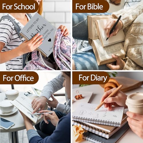 OINDADE Loss of Brother Sympathy Gifts Grief Notebook Journal, Letters to My Brother in Heaven Journal, Memorial Notebooks Gifts for Loss ofBrother, In Loving Memory Sympathy Gifts, 6x8.2In - color: brother
