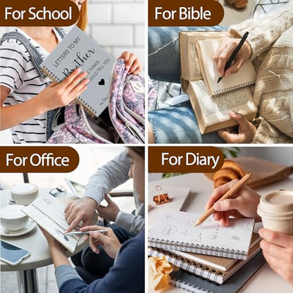 OINDADE Loss of Brother Sympathy Gifts Grief Notebook Journal, Letters to My Brother in Heaven Journal, Memorial Notebooks Gifts for Loss ofBrother, In Loving Memory Sympathy Gifts, 6x8.2In - color: brother