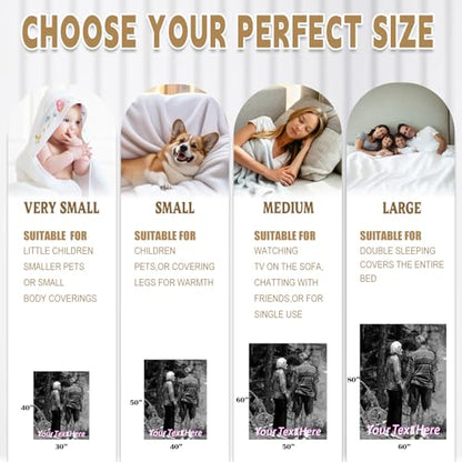 Arovene Ship Next Day, Custom Memorial Blanket with Photo - Printed in USA, A Hug from Heaven Blanket, Personalized Sympathy Gifts for Loss of Loved One Dad Mom Husband Wife Friend Dog Memorial Gifts - color: Style 10
