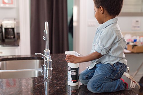 BETTER LIFE Granite Cleaner and Polish - Stone Countertop Cleaner for Marble, Quartz, Slate, Concrete Surfaces or Floors - Streak-Free Granite Stain Remover - 1 Gal Refill, Pomegranate & Grapefruit - size: 128 Fl Oz (Pack of 1)