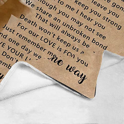 InterestPrint Custom Blanket Loss Sympathy Memorial Remembrance Hug Blanket Bed Throws - color: Multi K6, size: 30 x 40 Inches