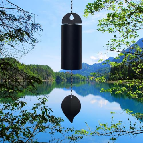 Deep Resonance Serenity Bell Large Memorial Wind Chimes for Outside