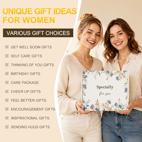 Get Well Gifts for Women After Surgery Feel Better Gift Basket Sympathy Care Package for Woman Self Care Gifts for Women Thinking of You Gift for Friend Mom Sister Wife Grandma