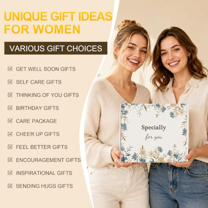 Get Well Gifts for Women After Surgery Feel Better Gift Basket Sympathy Care Package for Woman Self Care Gifts for Women Thinking of You Gift for Friend Mom Sister Wife Grandma