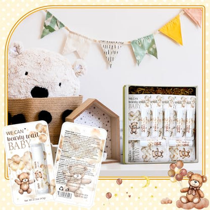 30 Pack We Can Bearly Wait Baby Shower Games Prizes Party Gifts Bulk Lip Balms Favors for Winners Adults Guests Gender Reveal Favors Decorations Baby Shower Souvenirs Gift Bags Stuffers - style: We Can Bearly Wait