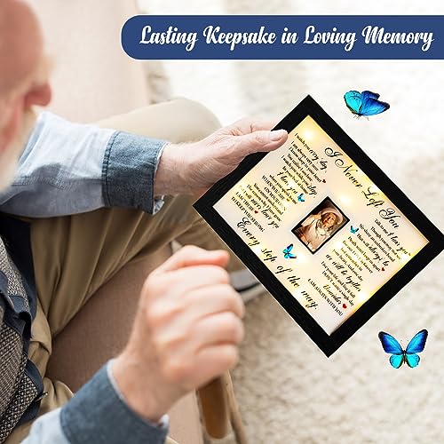 Memorial Gifts LED Shadow Box 2x3 Picture Frame Sympathy Condolences Grief - size: I Never Left You