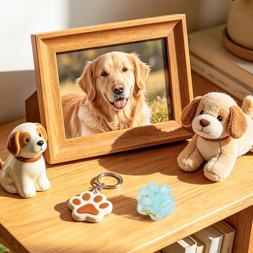 EYxsaxenk Loss of Pet Sympathy Gift - Blue Crystal Mini Paw Pocket Hug with Memorial Card Envelope Remembrance Bereavement Gift for Loss of Dog Cat Sympathy Favor Adult Pet Lover Stress Relief Supply - color: 1pcs Light Blue + I Know Card