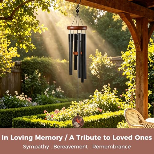 Memorial Wind Chimes for Outside,36 Inch Sympathy Wind Chime Memory