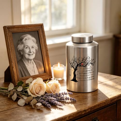 Cremation Urns for Human Ashes Adult Male or Female - size: Large,220lbs Family Tree