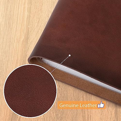 Photo Album 4x6 300 Photos, Genuine Leather Photo Albums with Writing Space with 30 Writing Paper, Travel Family Wedding Kids Graduation Ultrasound Baby Picture Album Scrapbook Photo Album（LOVE） - color: Heart