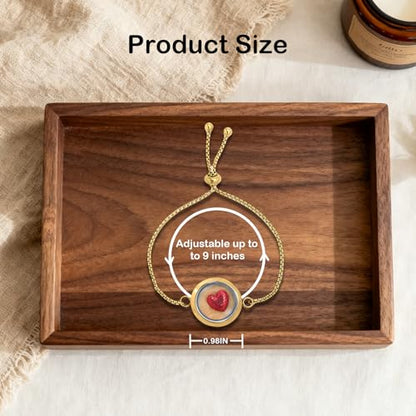 【NEW】 Pet Loss Sympathy Gift Can Hold Pet Hair, Adjustable Pet Memorial Bracelet, Pet Loss Gifts for Dogs Cats, Memorial Bottle for Pet Hair for Men Women Who Lost Pets-Brass Gold