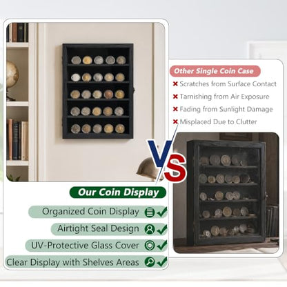 GMFrames 12x16 Wooden Shadow Box Frame with Removable Shelves Deep Display Case for Military Medals Keepsakes White - color: White, size: 12x16