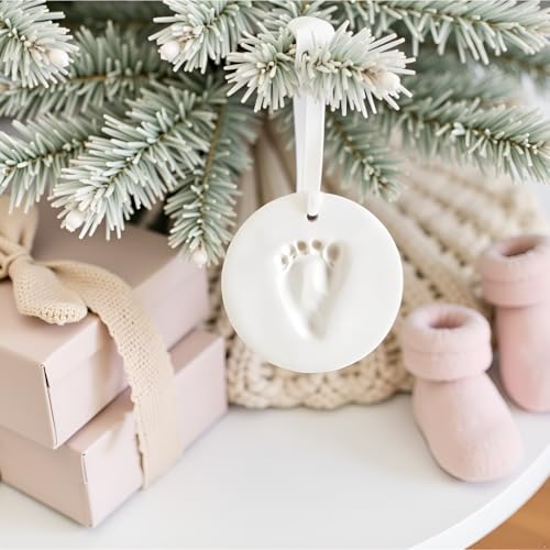 Reece Studio Baby Handprint or Footprint Clay Keepsake Kit - color: Baby's Print Keepsake, White, size: One Size