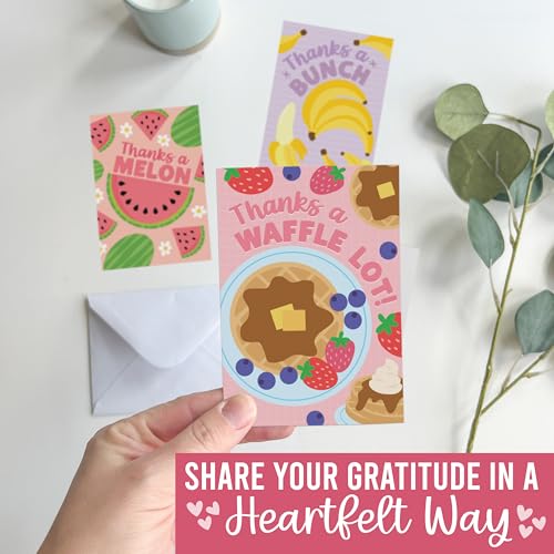 24 Bulk Thank You Cards with Envelopes Blank Cute Thank You Cards | Colorful Pastel 6 x 4 Appreciation Card Birthdays, Baby Shower, Teacher, Small Business, Party Guests, Coworkers & Holidays - style: Colorful Pastel 24 pcs