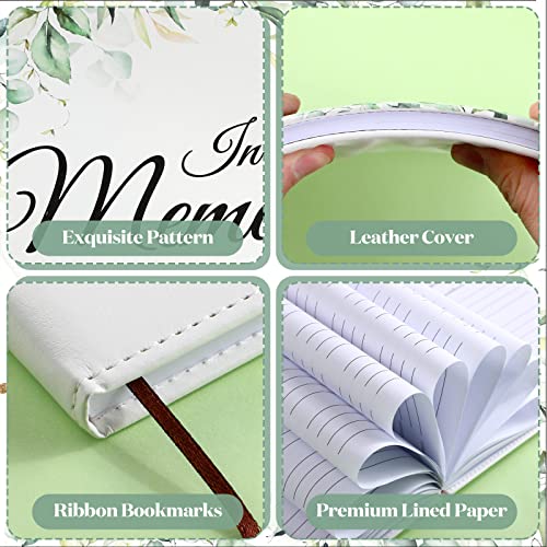 Patelai Funeral Guest Book with Pen, Memory - style: Memory