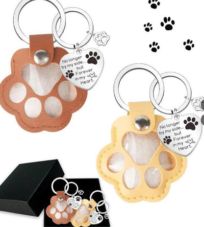 Pet Paw Print KeepSake Dog Memorial Suncatcher – Pet Fur Keepsake for Dog Hair, pet Hair Memorial keepsake - color: Miarita- Kl- Pet Hair
