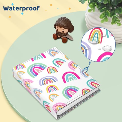 Fintie Photo Album 4x6 Photos - 52 Pockets Small Wallet Albums For Family | Vegan Leather Cover, 4X6 Picture Keepsakes, Family/Wedding/Travel Memory Book, Baby/Kids/Boys/Girls Gift, Dreamy Rainbow - color: Dreamy Rainbow