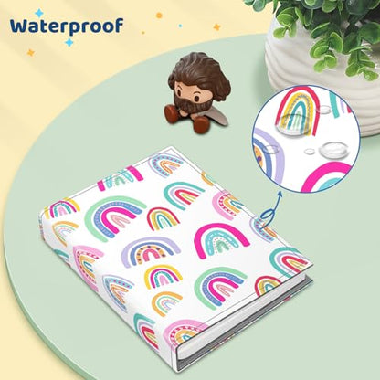 Fintie Photo Album 4x6 Photos - 52 Pockets Small Wallet Albums For Family | Vegan Leather Cover, 4X6 Picture Keepsakes, Family/Wedding/Travel Memory Book, Baby/Kids/Boys/Girls Gift, Dreamy Rainbow - color: Dreamy Rainbow
