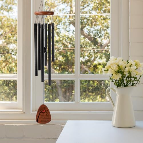 Memorial Wind Chimes, 26 Inch Sympathy Gifts for Loss of Loved One | Sympathy Gift Baskets Memorial Gifts for Loss of Mom Dad Son Daughter, Bereavement Remembrance Gift in Memory of Loved One - size: Loss of Loved One-2