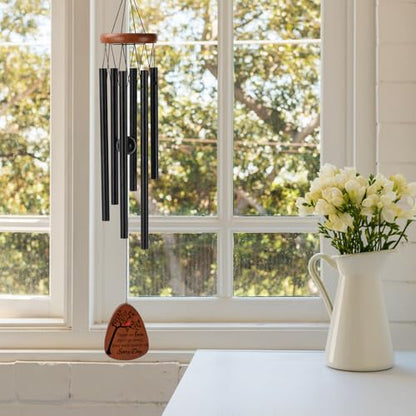 Memorial Wind Chimes, 26 Inch Sympathy Gifts for Loss of Loved One | Sympathy Gift Baskets Memorial Gifts for Loss of Mom Dad Son Daughter, Bereavement Remembrance Gift in Memory of Loved One - size: Loss of Loved One-2