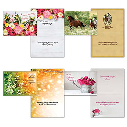KJV Value Pack Greeting Cards, 48 Count | Versatile Religious Card Collection With KJV Scripture Helps You Celebrate Every Special Occasion