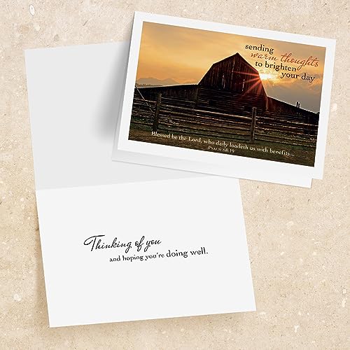 Faithfully Yours Designer Greetings Inspiring Praying for You Boxed Card | Biblical Scripture Verse, Faith Based Sentiment, Boxed Card Set, Matching Envelopes