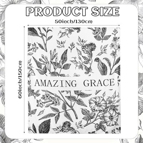 Moukeren Christian Blankets for Women Religious Gifts 50x60 - style: Morning Glory