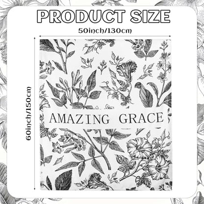 Moukeren Christian Blankets for Women Religious Gifts 50x60 - style: Morning Glory