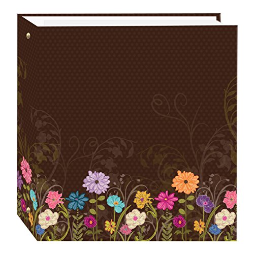Pioneer Photo Albums TR-100D/CG Magnetic 3-Ring 100 Page Photo Album, Chocolate Garden Design - color: Chocolate Garden