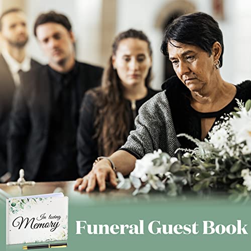 Patelai Funeral Guest Book with Pen, Memory - style: Memory