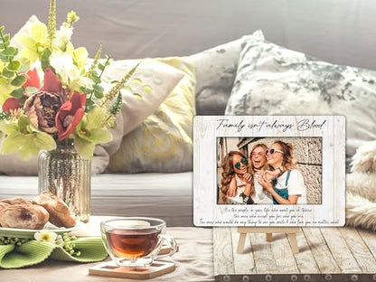 Best Friend Picture Frame, Friends Frame, Family Isn't Always Blood, Birthday Graduation Gifts Ideas, Photo Frames For Home Tabletop Decor A(01 - size: Family Isn't Always Blood