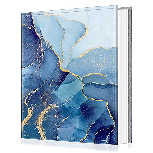Fintie Photo Album 4x6 Photos - 600 Pockets Large Capacity Albums Book | Vegan Leather Cover, 4X6 Picture Keepsakes, Family/Wedding/Travel Memory Book, Baby/Kids/Boys/Girls Gift, Ocean Marble - color: Ocean Marble
