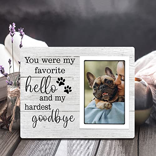 SteadStyle Dog Memorial Gifts for Loss of Dog, Pet Memorial Frame Fits 4X6 | Loss of Dogs Sympathy Gift, Pet Loss Memorial Remembrance Bereavement Gifts, In Memory of Dogs Sympathy Picture Frames - size: 4X6