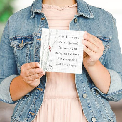 When I See - Rustic 5.25 x 5.25 inch Wood Sign - Small Talk Squares Collection by Simply Said STS1703 - color: When I See