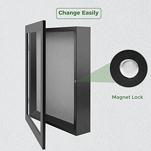 Frametory 11x14 Shadow Box Frame Display Case, 2-inch Depth (Black) - color: Black, size: 11x14(1 Set)