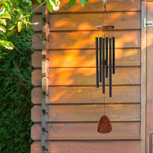 Memorial Wind Chimes, 26 Inch Sympathy Gifts for Loss of Loved One | Sympathy Gift Baskets Memorial Gifts for Loss of Mom Dad Son Daughter, Bereavement Remembrance Gift in Memory of Loved One - size: Loss of Loved One-2