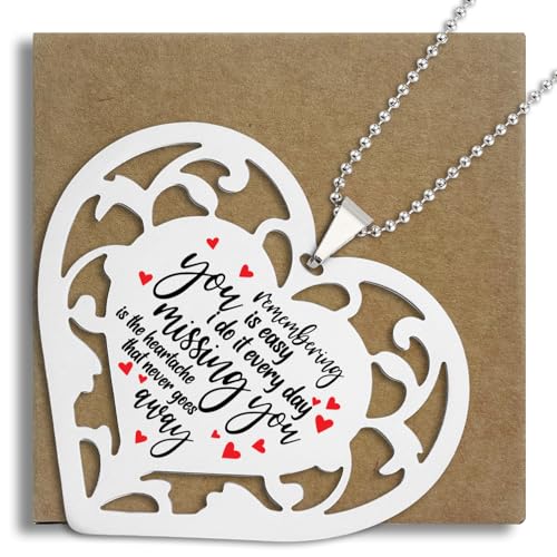Memorial Ornament “Remembering You Is Easy, Missing You Never Goes Away” Sympathy Keepsake Gift In Loving Memory Hanging Ornaments S2X28 - style: Memorial Ornament4