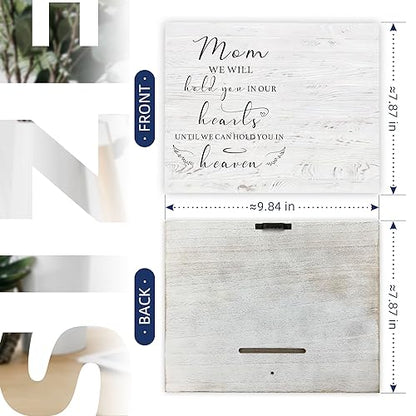 Memorial Picture Frames for Loss of Mother - Condolence Gifts for Loss of Mom, Bereavement Gifts, Fits 4x6 In Photo - style: Mom in heaven